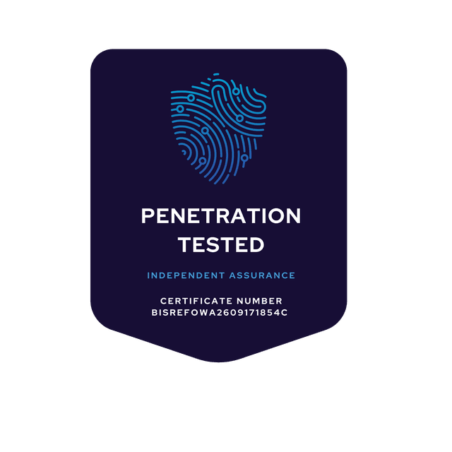 Penetration tested — independent assurance