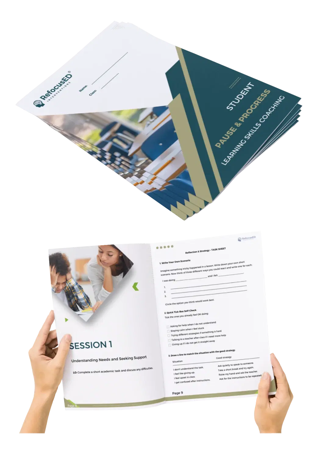RefocusED intervention booklets: teacher, student, and training and research guides